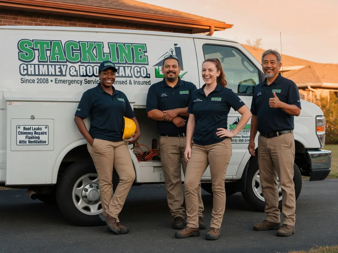 Chimney flashing repair company in Quakake, PA